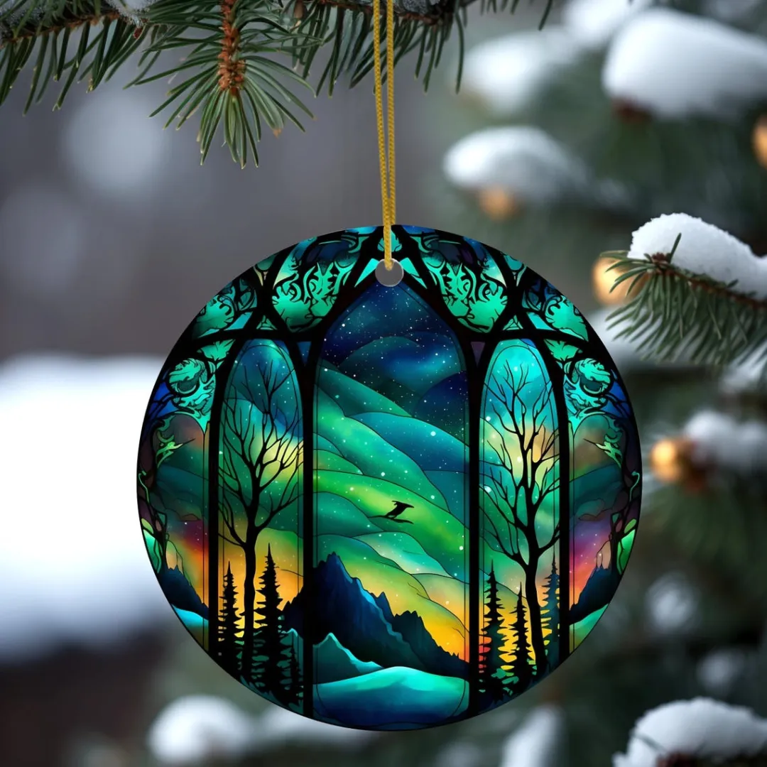 Northern Lights Tree Ornament