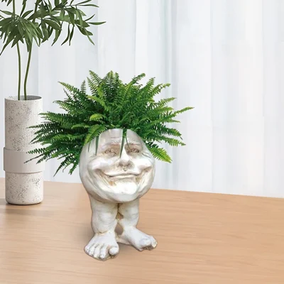 🔥BUY 2 FREE SHIPPING🔥Mugglys Face Statue Planter