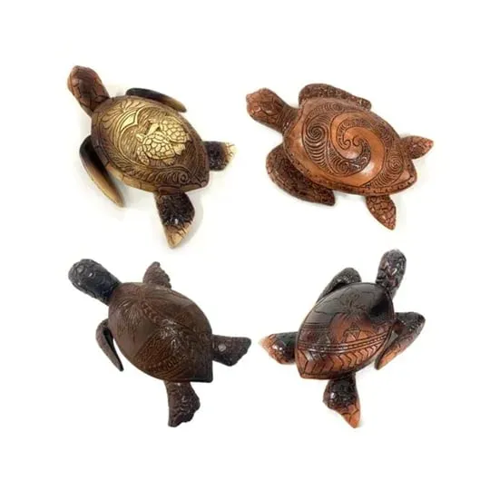 Hawaiian Sea Turtle Carving