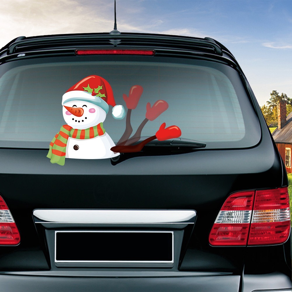 (🔥Hot Sale-40% OFF）2022 Christmas/Halloween Car Wiper Sticker