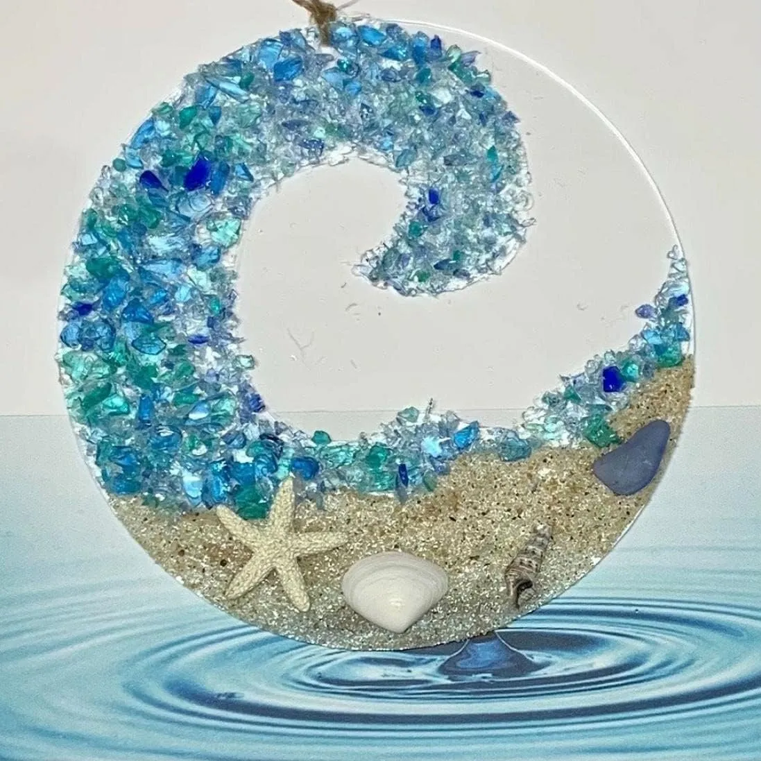 🌊Christmas Tree Beach Ornament