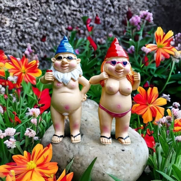 ✨Hot Sale 50% Off-Naughty Garden Gnome Funny Statue