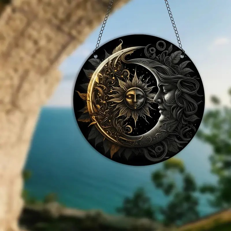 🔥Hot Sale 50% Off🔥😮Stunning Sun Tarot Card Wall Art🎇