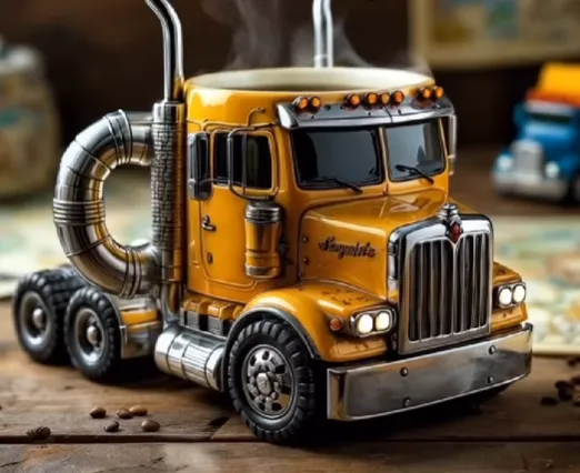 Semi-Truck Coffee Mugs