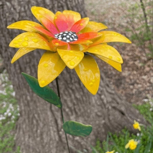 🔥HOT SALE🔥🍀Metal Flowers Garden Stakes🍀49% OFF