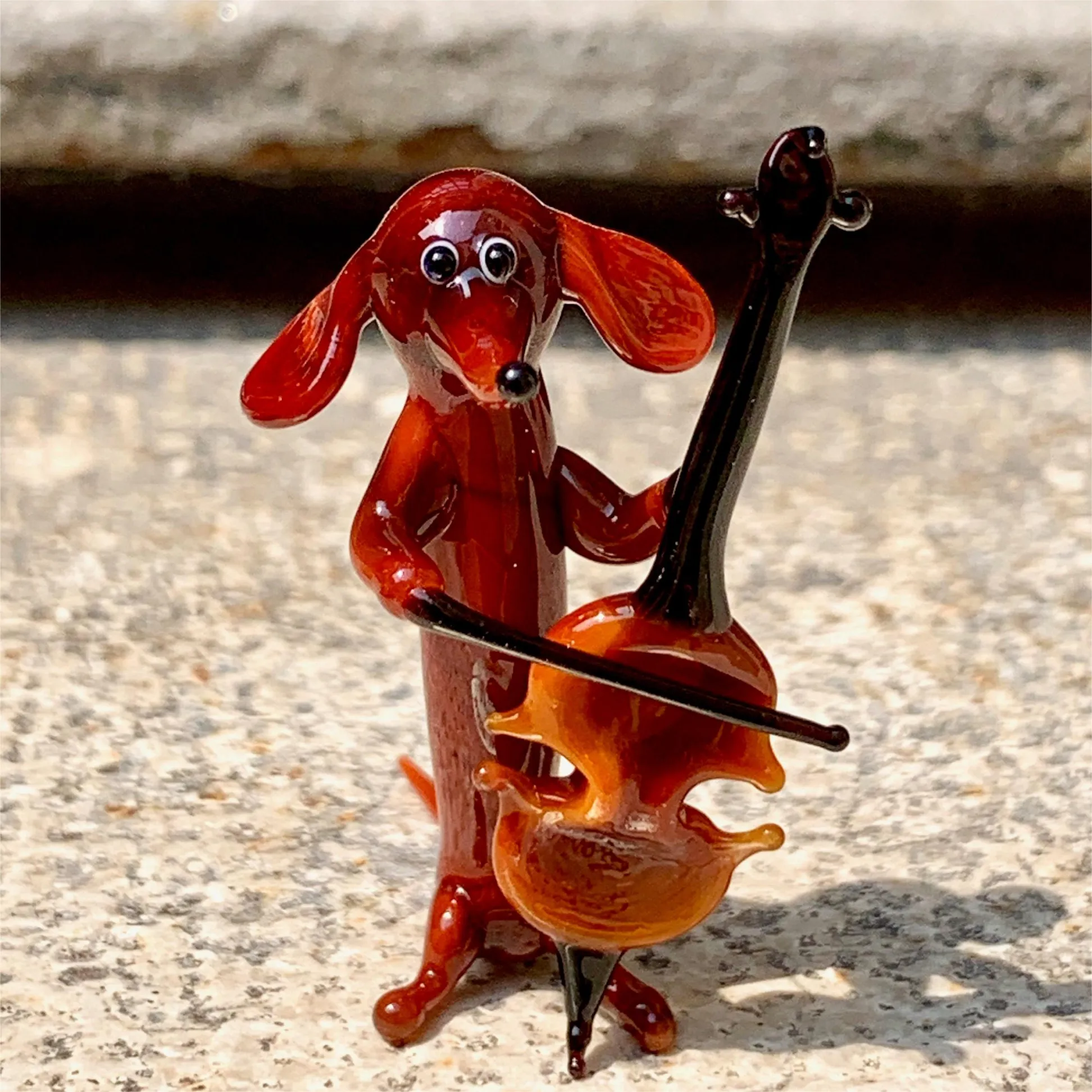 Funny Dachshund Statue