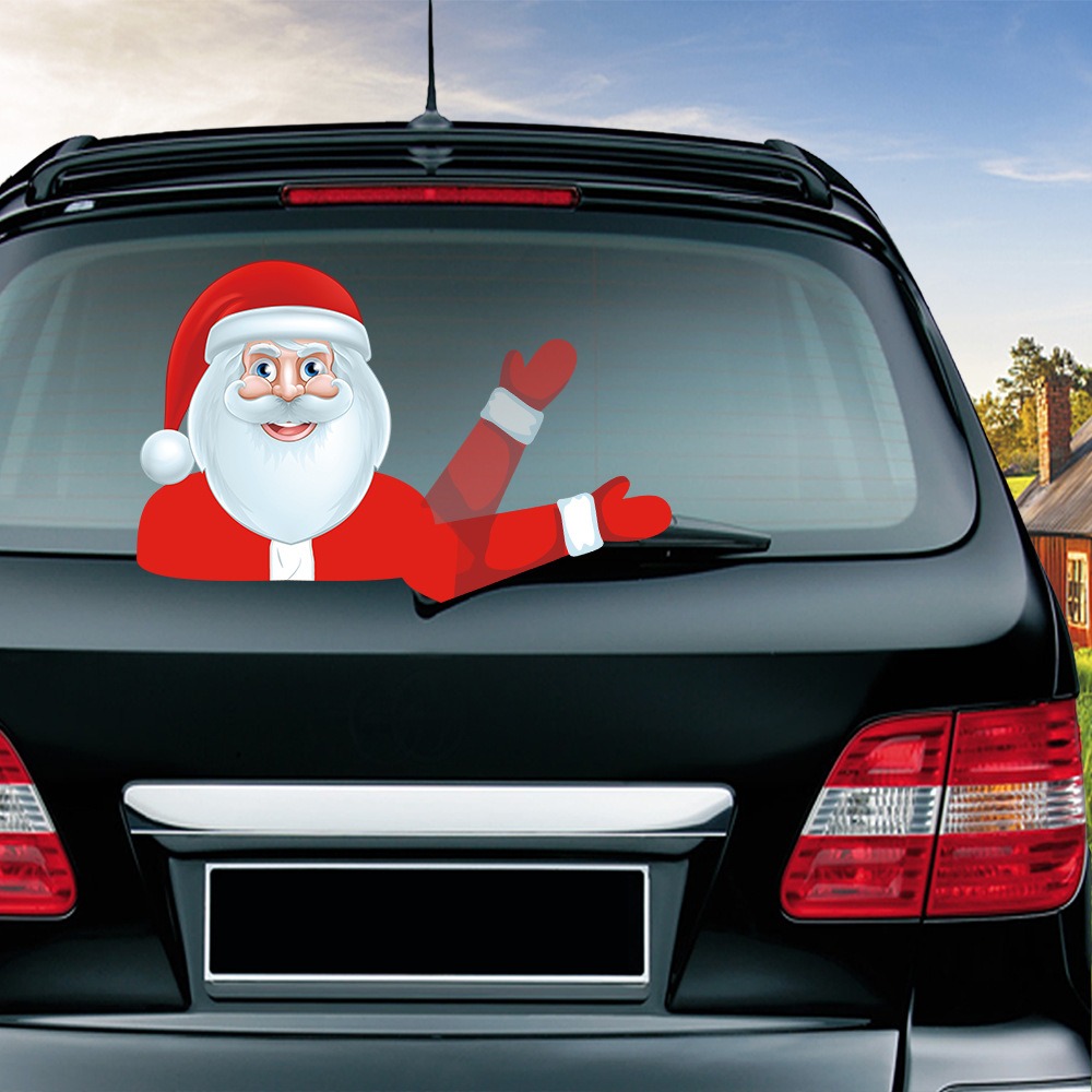 (🔥Hot Sale-40% OFF）2022 Christmas/Halloween Car Wiper Sticker