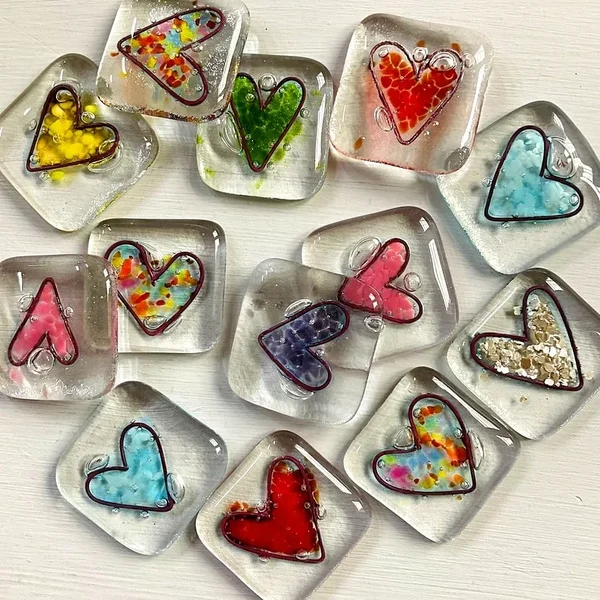 💝Resin Heart Pocket Token