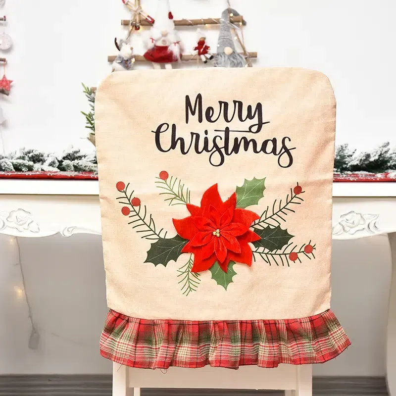 🎅Christmas decoration Cartoon Chair Cover🎄