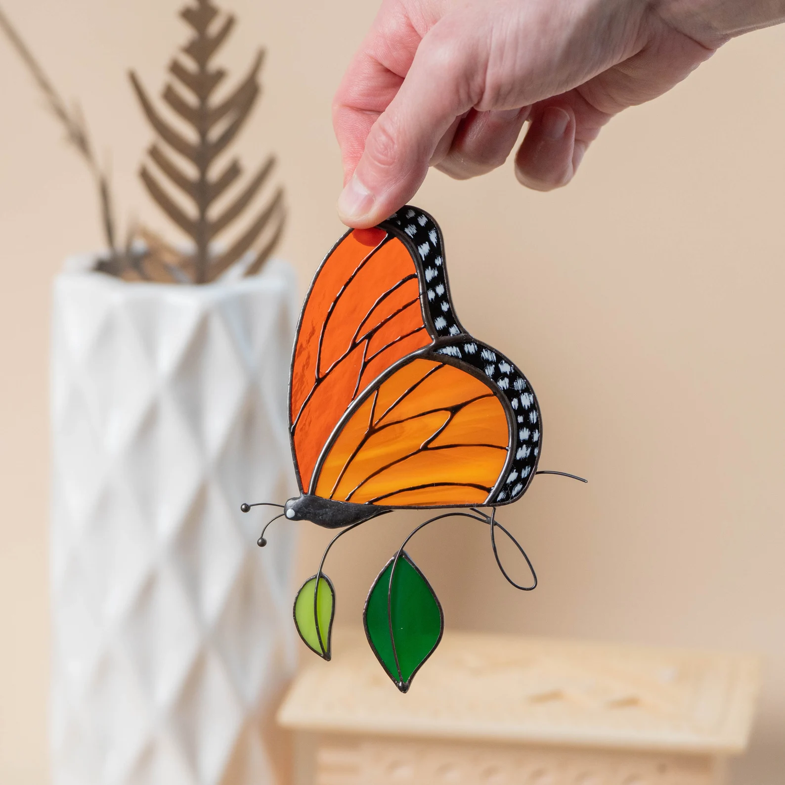 【Mother's Day Hot Sale 50% OFF】Handmade Butterfly Stained Window Hangings