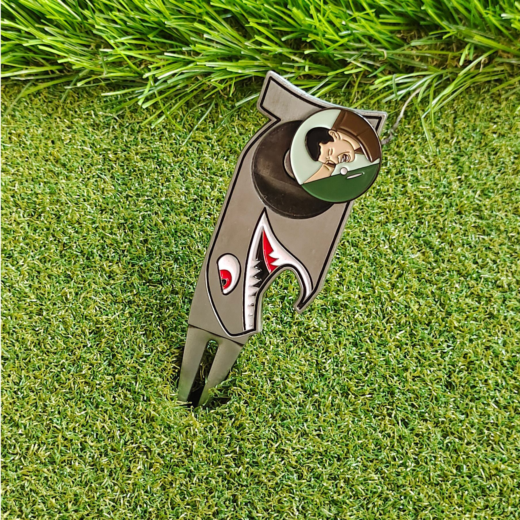 Funny Ball Marker and Divot Tool Gift Set