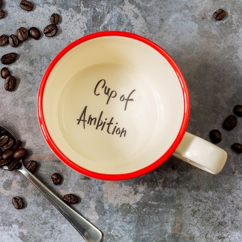 I bloody love you handmade hidden message mug