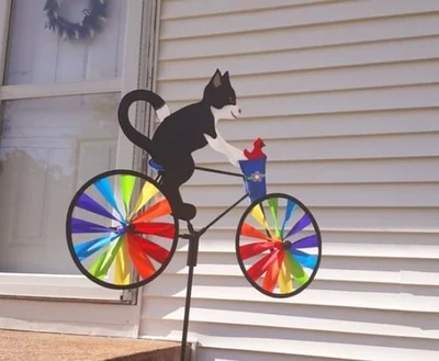 💥💥CAT BICYCLE WIND SPINNER