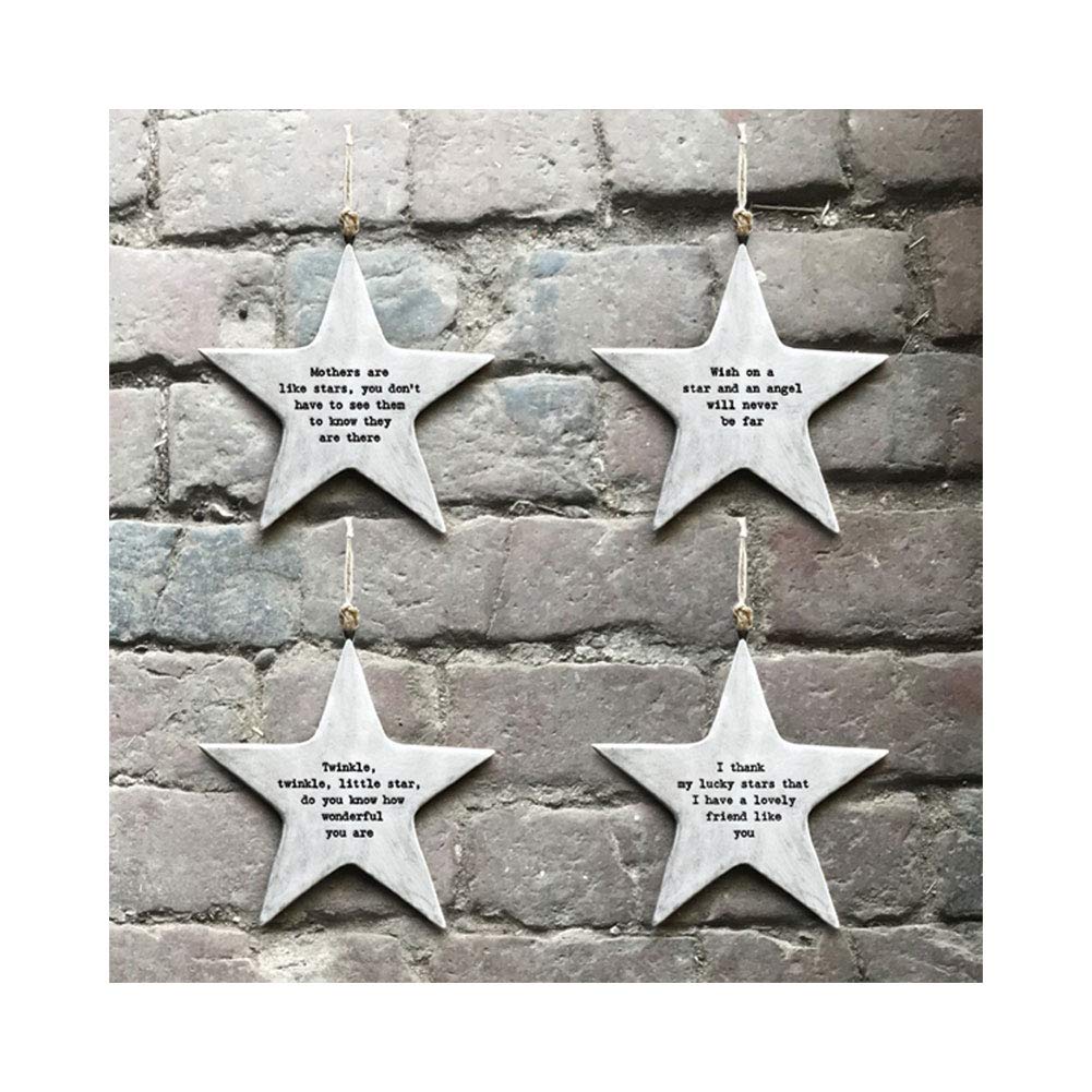⭐Emotional Support Rustic Hanging Star Ornament🎁