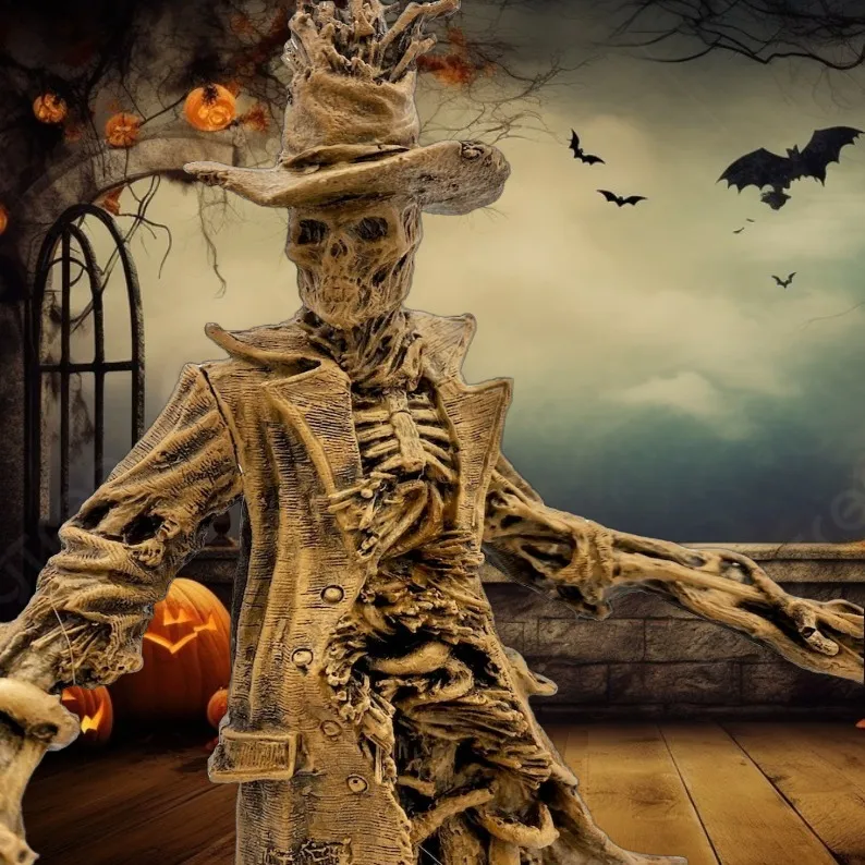 🔥Hot Sale 50% Off🔥🎃Halloween Scarecrow Decorative Ornaments