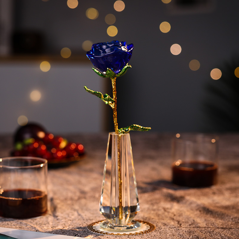 Eternal Romantic Love K9 Crystal Rose🌹