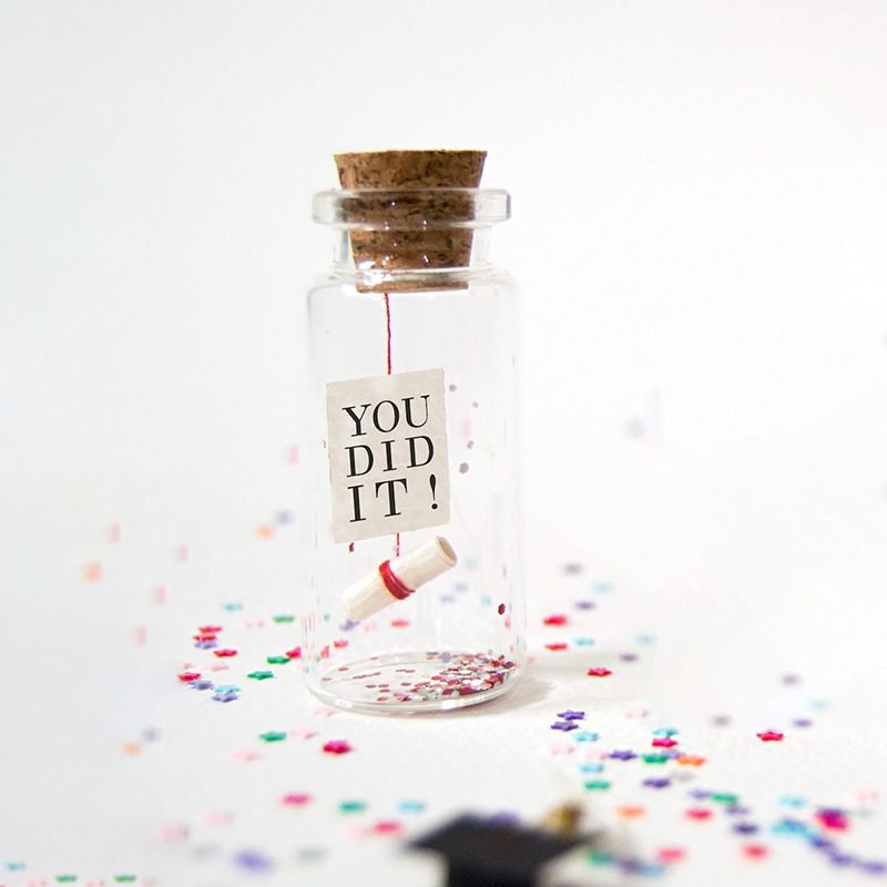 Graduation Special 50% OFF--Happy Graduation Bottle Gift