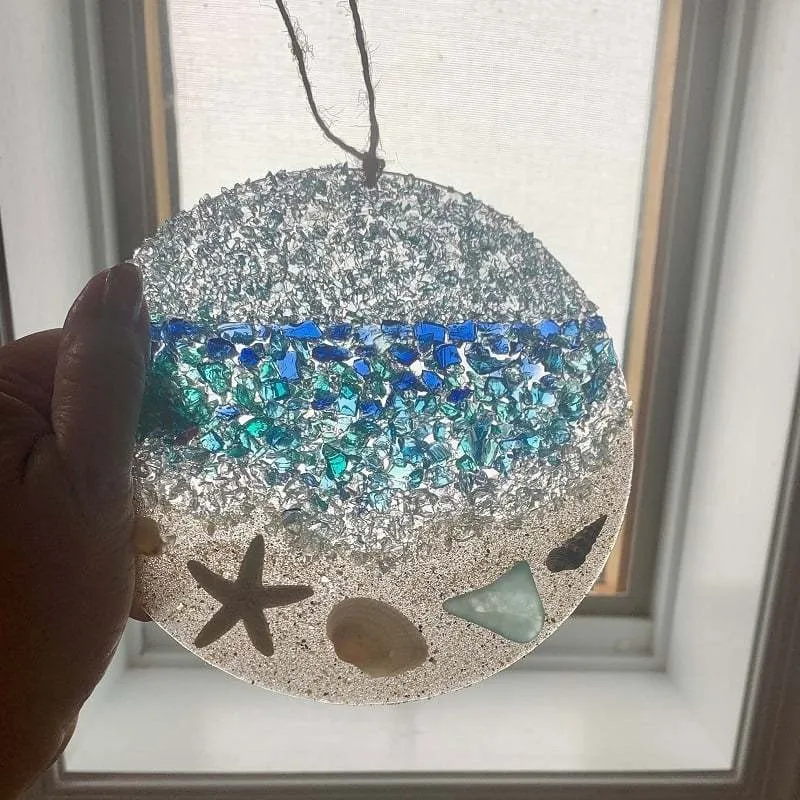 🌊Christmas Tree Beach Ornament