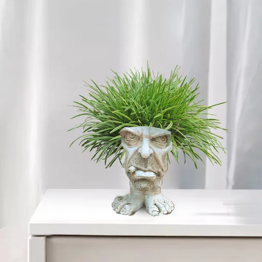 🔥BUY 2 FREE SHIPPING🔥Mugglys Face Statue Planter
