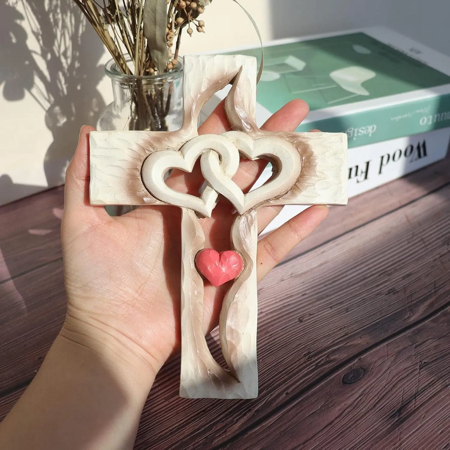 ❤️ Cross - intertwined hearts - Forever Love