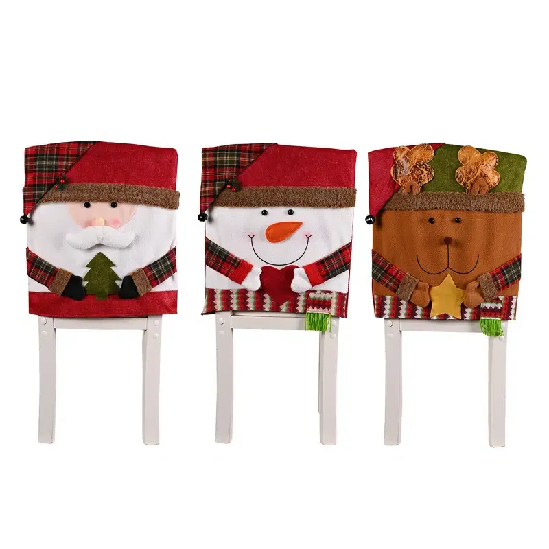 🎅Christmas decoration Cartoon Chair Cover🎄
