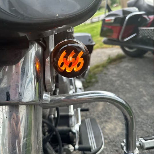 🔥Hot Sale🔥Funny Motorcycle Lens Cover ( 1 pair )🏍️
