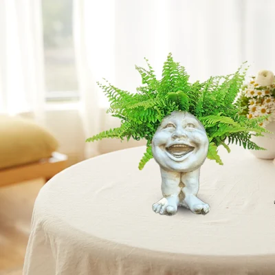 🔥BUY 2 FREE SHIPPING🔥Mugglys Face Statue Planter