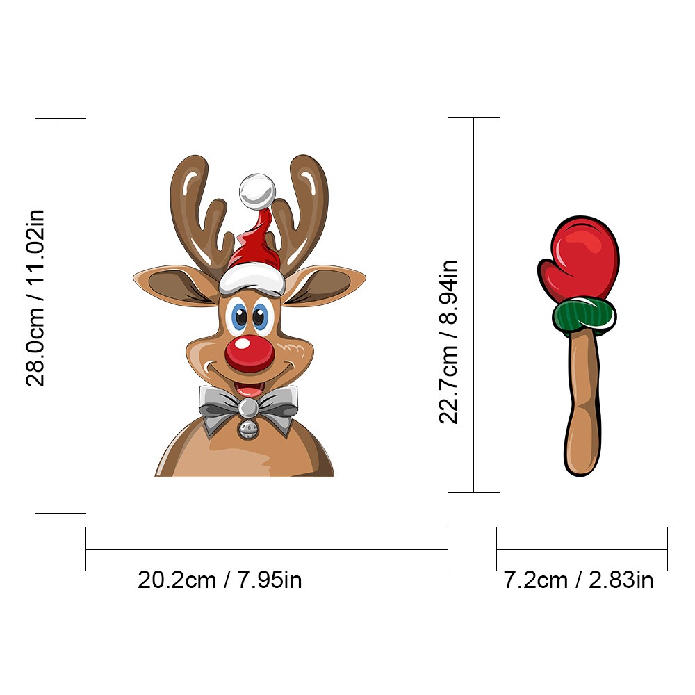 (🔥Hot Sale-40% OFF）2022 Christmas/Halloween Car Wiper Sticker