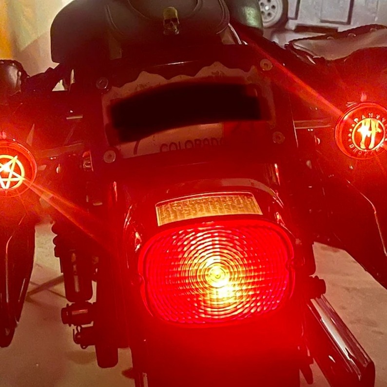 🔥Hot Sale🔥Funny Motorcycle Lens Cover ( 1 pair )🏍️