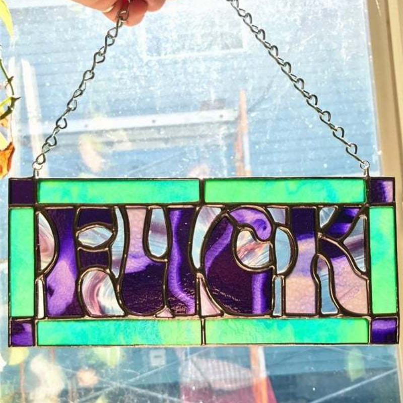 ✨Hot Sale 50% OFF--🤣F*CK Suncatcher