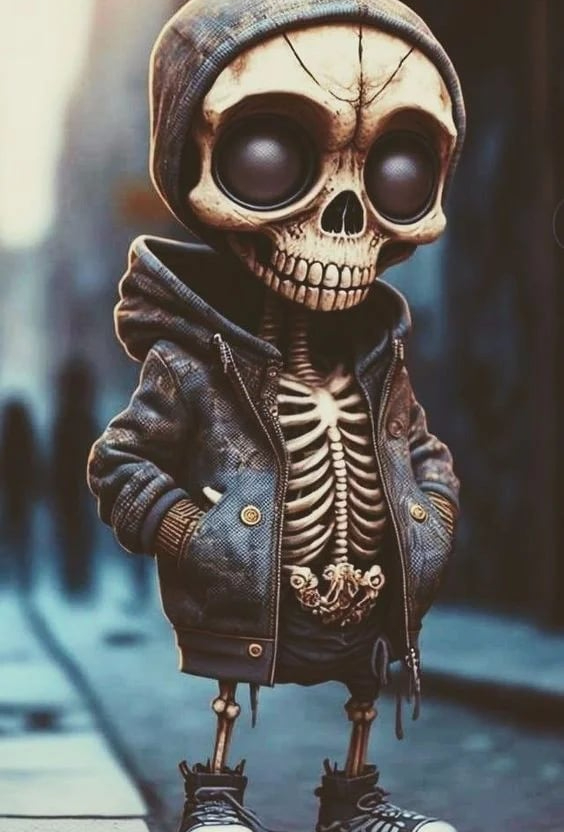 Cool skeleton figurines