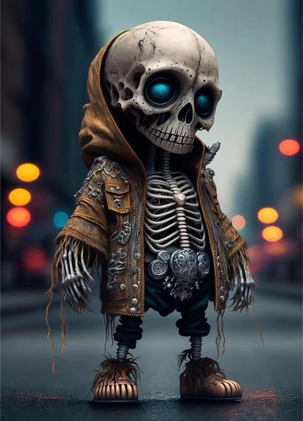 Cool skeleton figurines