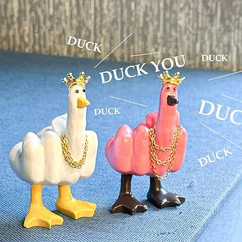 🤣Funny Middle Finger Duck🦆