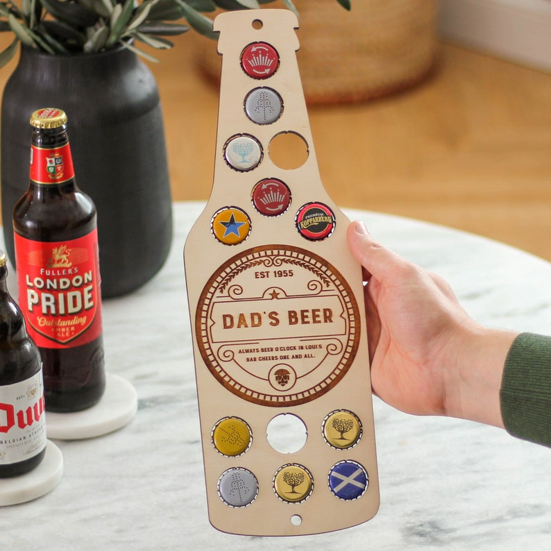 Personalised Beer Bottle Cap Collector