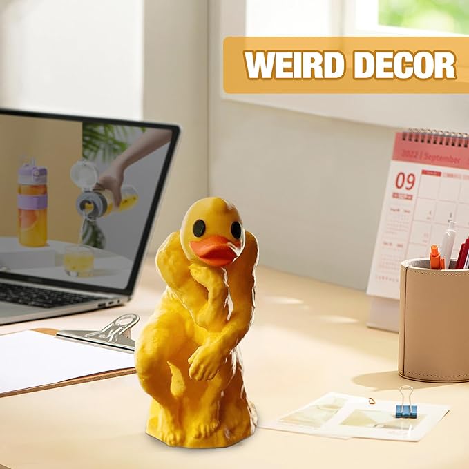 🦆Middle Finger Thinking Duck Ornament