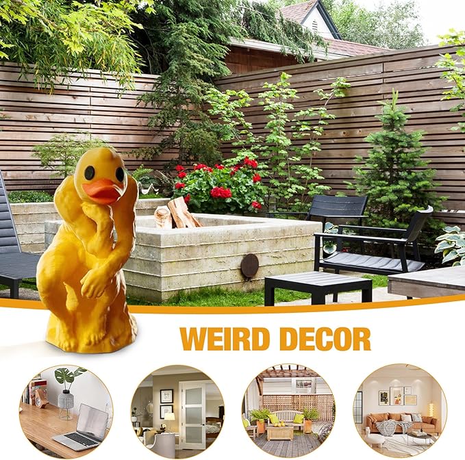 🦆Middle Finger Thinking Duck Ornament