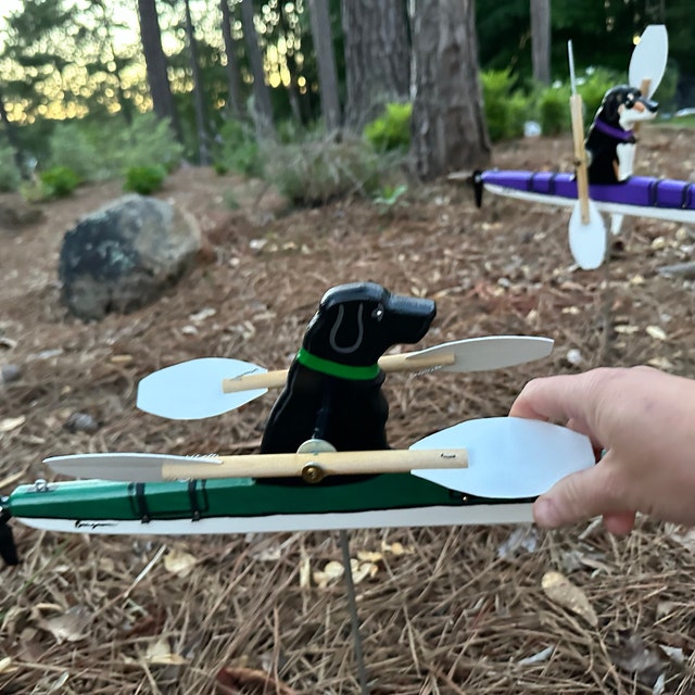 🐾Labrador & Kayak Whirligig