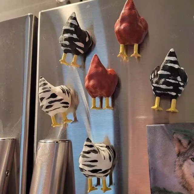 🔥Buy 3 Get 1 Free 😂Chicken Butt Magnets🐓