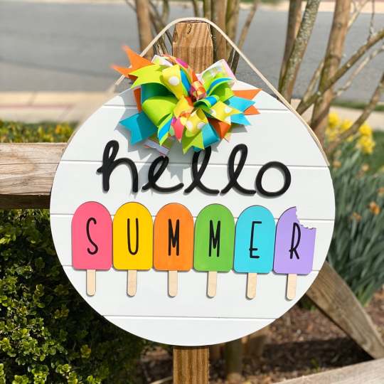 🏡Hello Summer Door Hanger