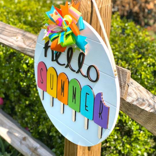 🏡Hello Summer Door Hanger