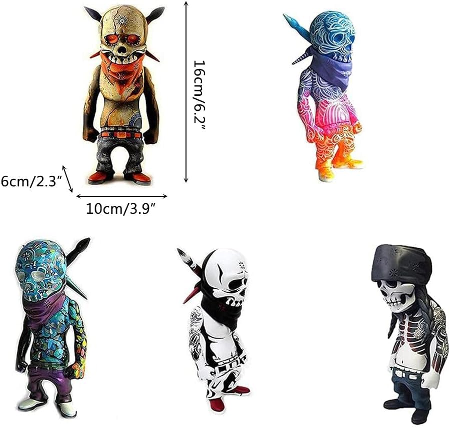 ☠️Creative Halloween Hip Hop Art Skull Resin Crafts