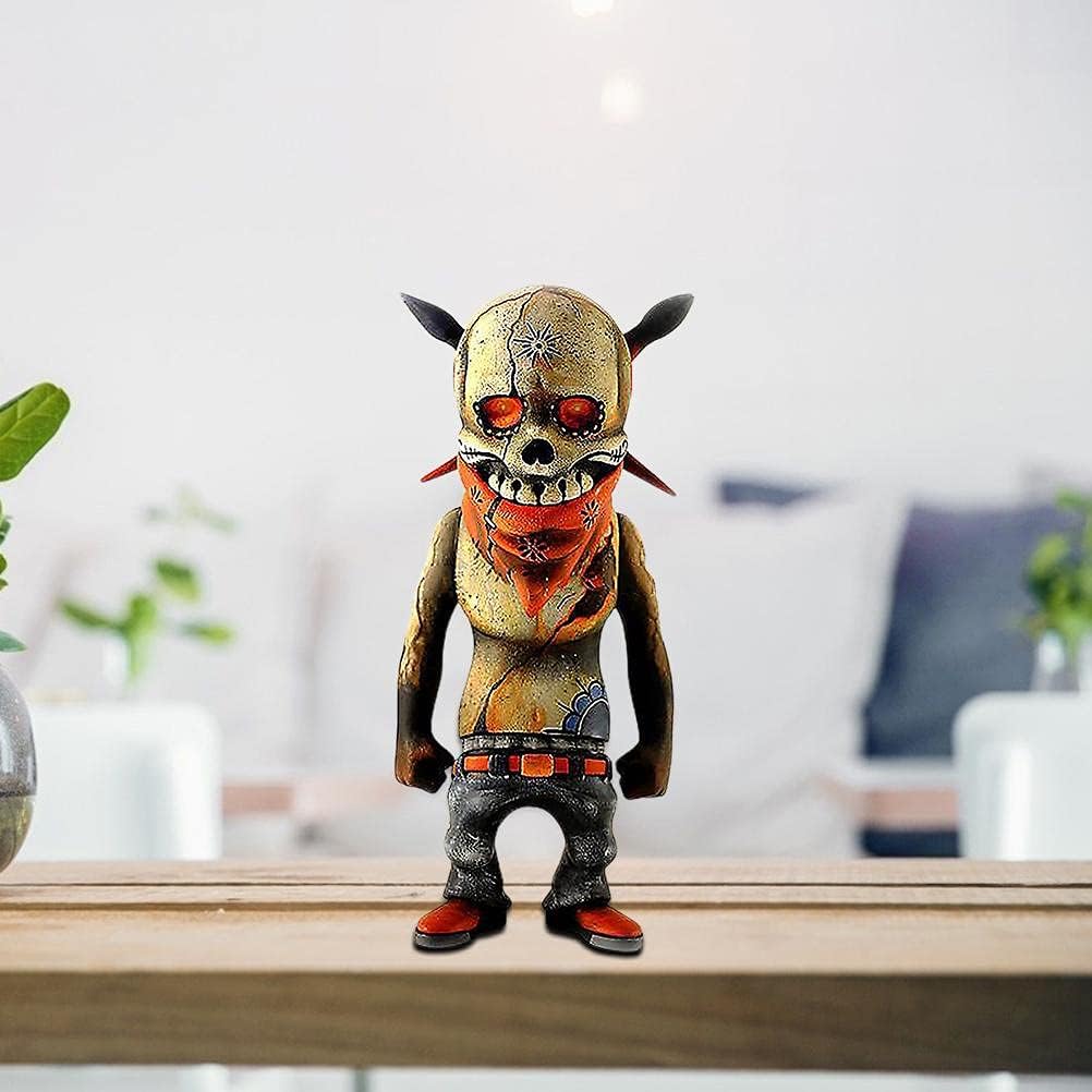 ☠️Creative Halloween Hip Hop Art Skull Resin Crafts