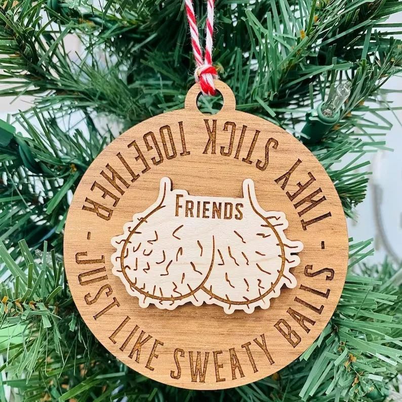 😂FUNNY FRIENDS ORNAMENT GIFT🎁