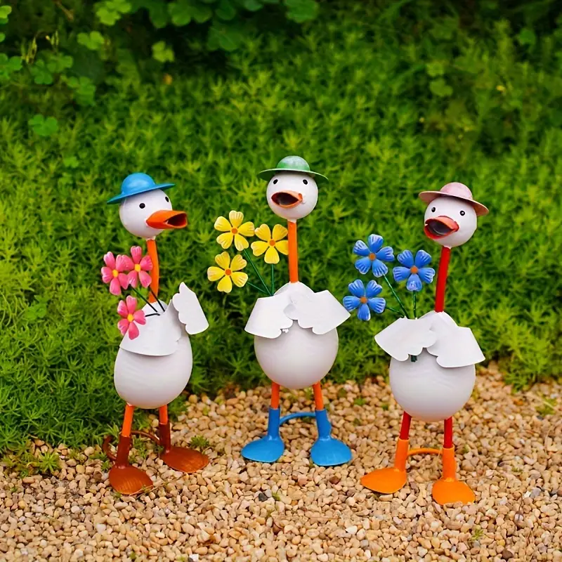 🦆Wrought Iron Duck Garden Ornaments