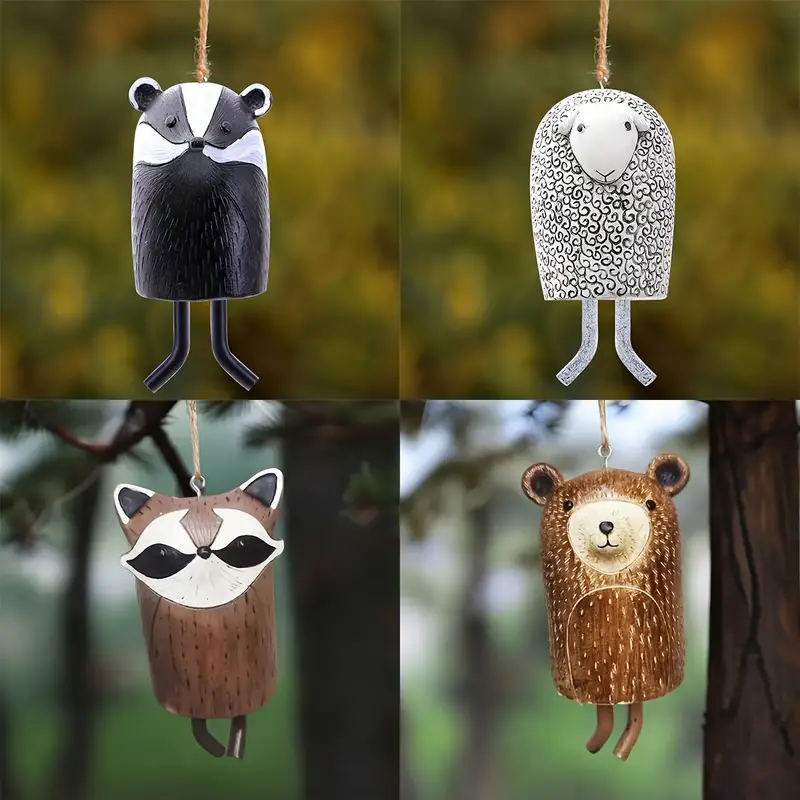 🏡Beautiful Rustic Animal Wind Chimes