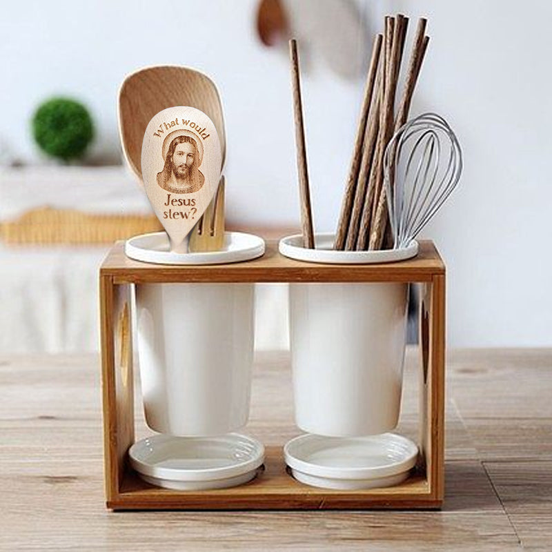 🍴Jesus Interesting Wooden Spoon