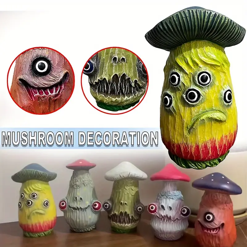 🍄Resin Mushroom Statue Garden Decoration