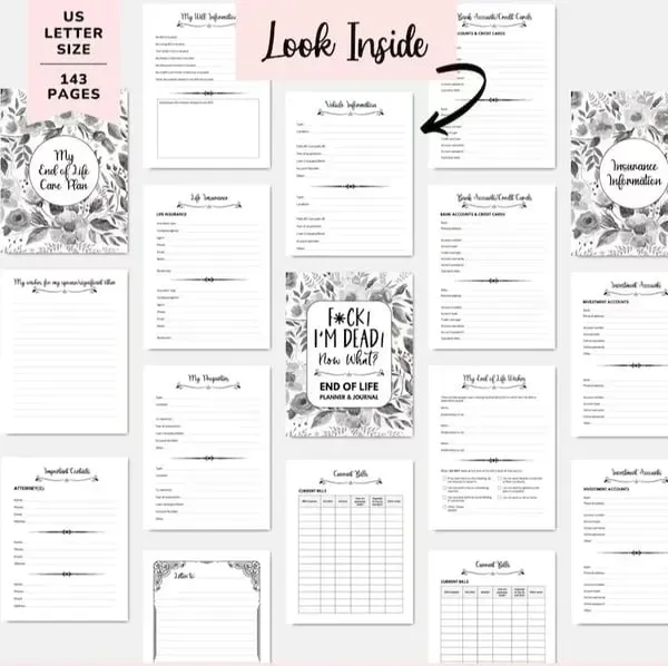 FXXK I'M DEAD, END OF LIFE PLANNER🔥BUY 2 FREE SHIPPING