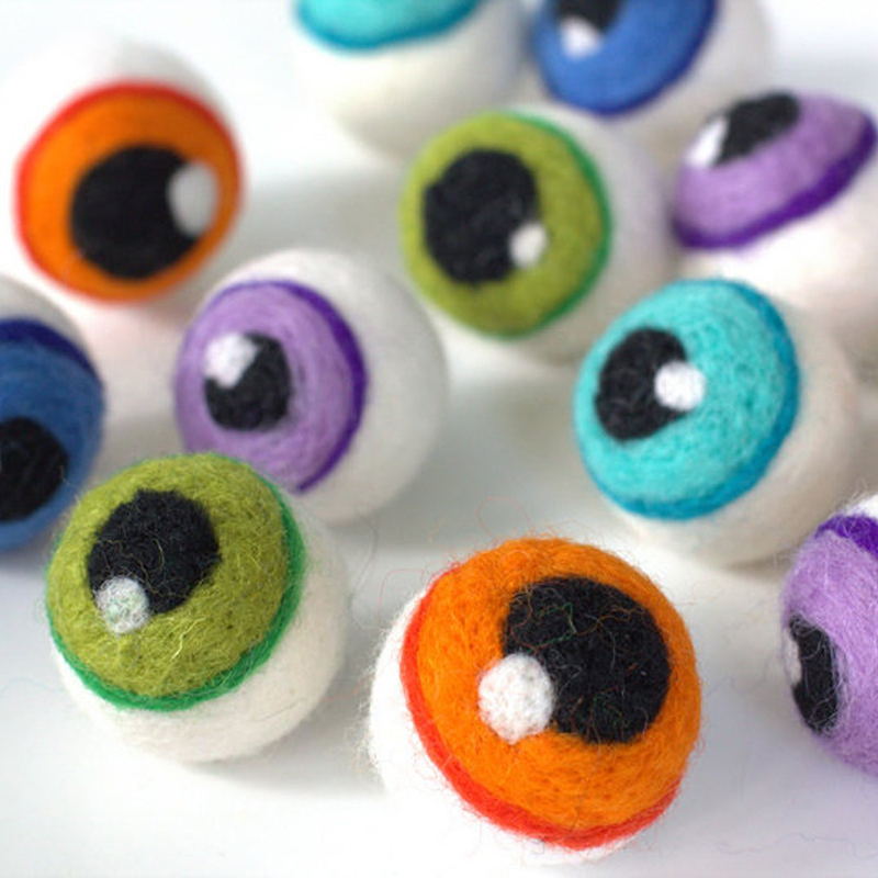 👻Felt Eyeballs- Halloween Monster Eyes