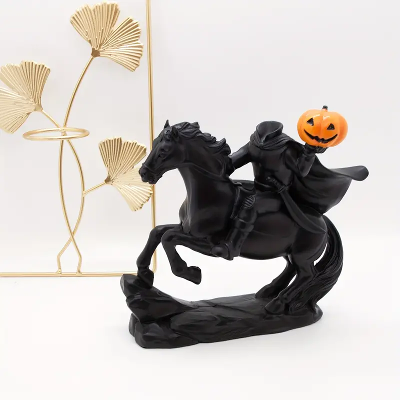 🐎Pumpkin Headless Horseman Ornament🎃